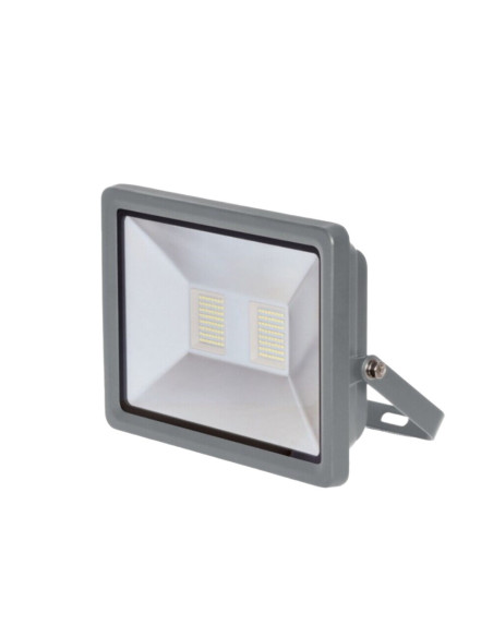 Faro faretto proiettore 128 led 100W 220V IP6 in alluminio con staffa fissaggio