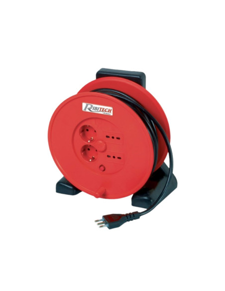 Prolunga avvolgicavo rotolo filo elettrico 3x1,5 mm prese schuko 20m