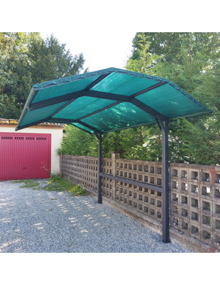 Rete telo ombreggiante verde 90% frangivista frangisole oscurante altezza 3 m
