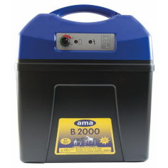 AMA 58510 Elettrificatore Ranch B2000 con alimentazione a 9/12 V per recinzioni
