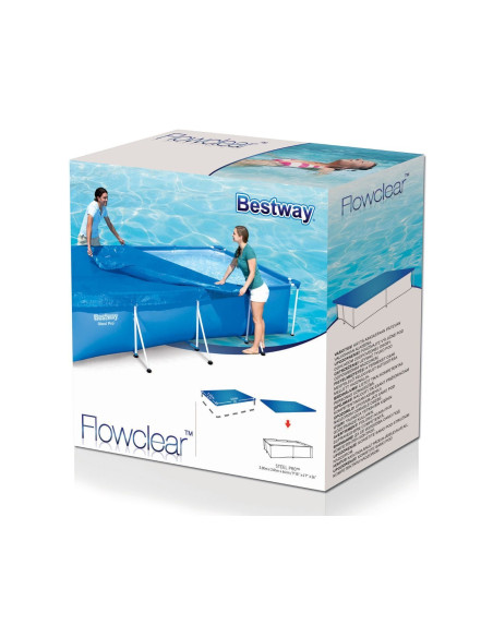 TELO COPERTURA PER PISCINA RETTANGOLARE cm 300x201 58106 Bestway