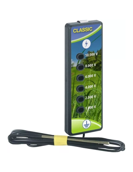 Test di linea per recinti elettrici max 10000 volt per misurare il voltaggio