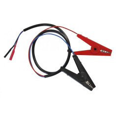 Kit di collegamento batteria elettrificatore cavetto e due pinze 9/12V