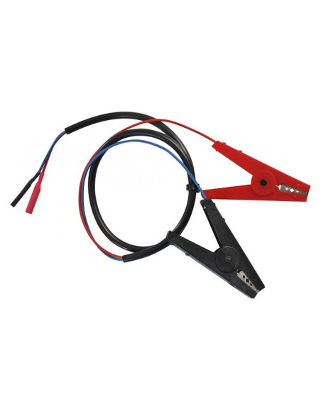 Kit di collegamento batteria elettrificatore cavetto e due pinze 9/12V