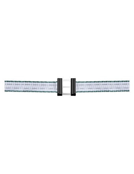 Connettore per fettuccia Litzclip acciaio inox Blister da 5 pezzi con supporti