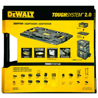 DEWALT TOUGHSYSTEM 2.0 Adattatore 1,75 Kg Plastica 342/H53/535 mm