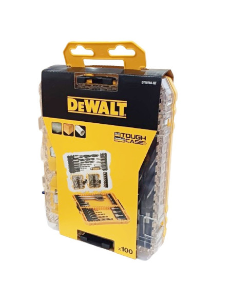 Dewalt DT70784-QZ Kit Accessori punte trapano 100 pezzi fornito in tough case