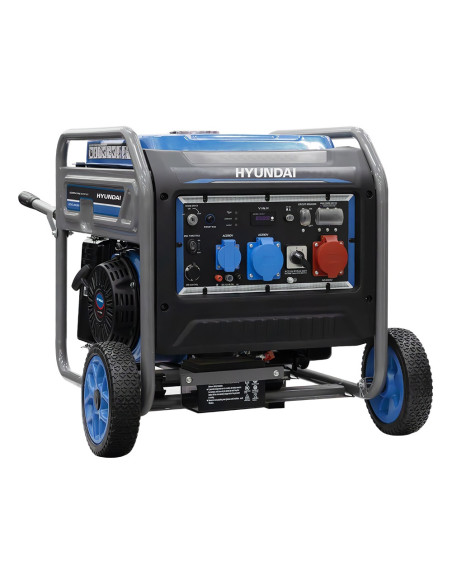 Hyundai Generatore di corrente inverter 7,5 KW benzina monofase trifase 18 HP