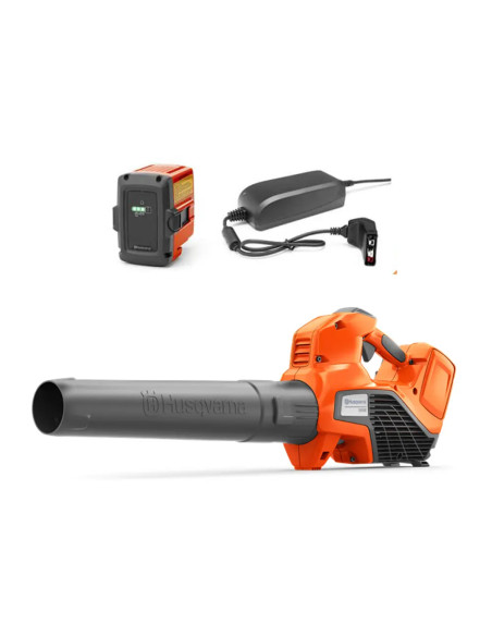 Husqvarna Soffiatore 120iB con batteria e caricabatterie 9,6 N 36 Volt