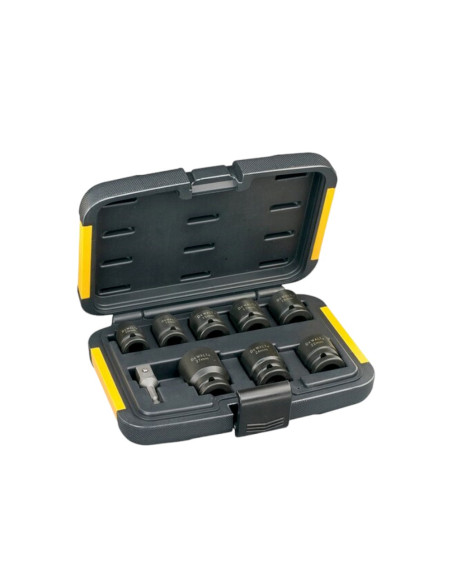 DEWALT DT7507-QZ Set di 9 Bussole per Avvitatore a Impulsi Attacco 1/2