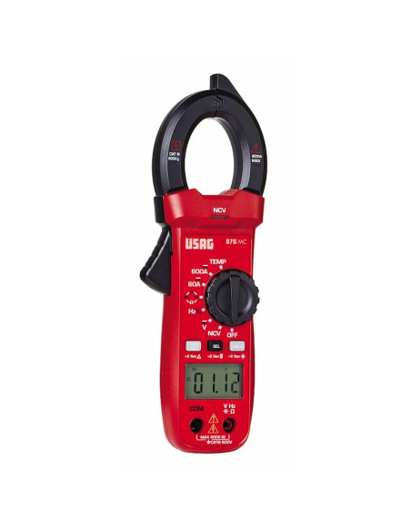 USAG 076 MC Pinza amperometrica con multimetro digitale TRUE RMS 264 gr