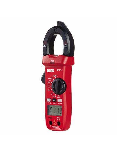 USAG 076 MC Pinza amperometrica con multimetro digitale TRUE RMS 264 gr