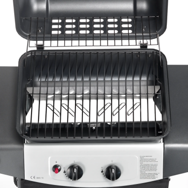 Ompagrill Barbecue Gas 4936 Double Potenza 5 kW completo di roccia lavica