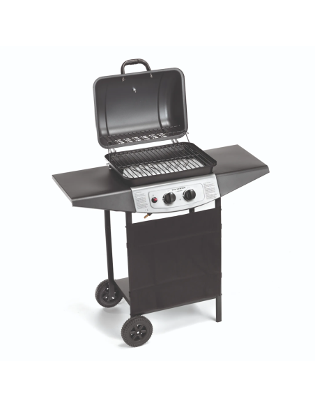 Ompagrill Barbecue Gas 4936 Double Potenza 5 kW completo di roccia lavica