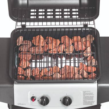 Ompagrill Barbecue Gas 4936 Double Potenza 5 kW completo di roccia lavica