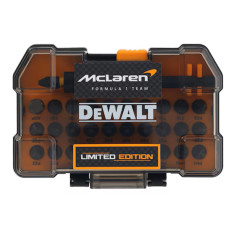 DeWalt Set Punte FLEXTORQ McLaren 32 Pezzi Acciaio durevole Cassetta tascabile
