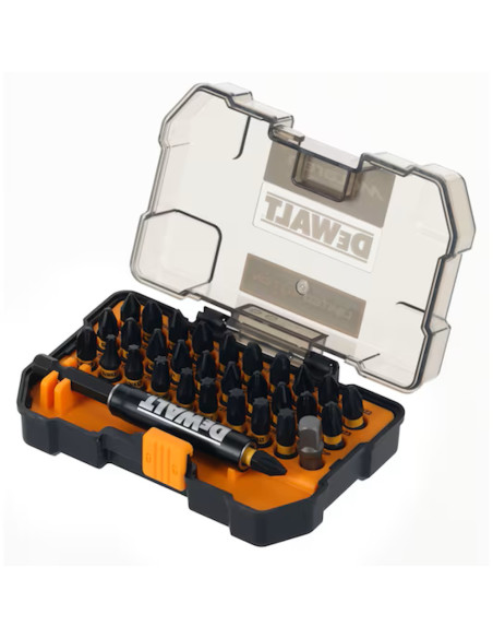 DeWalt Set Punte FLEXTORQ McLaren 32 Pezzi Acciaio durevole Cassetta tascabile