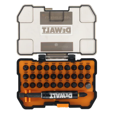 DeWalt Set Punte FLEXTORQ McLaren 32 Pezzi Acciaio durevole Cassetta tascabile