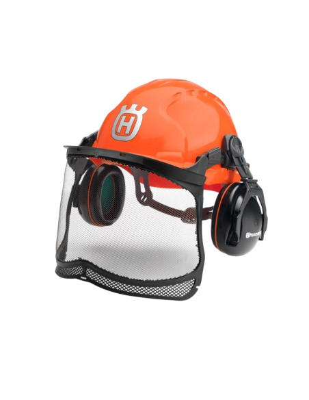 Casco forestale protettivo Husqvarna Classic con visiera e cuffie