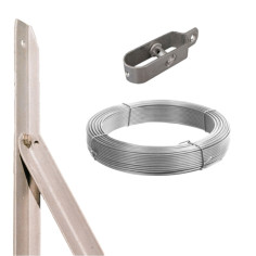 Accessori per recinzione rete metallica saetta saette filo tenditore zincato
