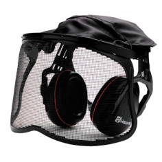 HUSQVARNA cuffie protettive protezione 27 Db con visiera a rete EN1731