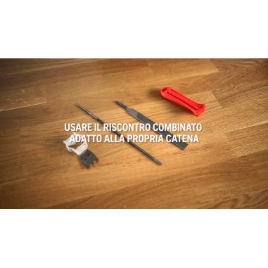 Kit affilatura catena motosega X-CUT C83/85 passo 3/8 lime 5,5 mm 7/32