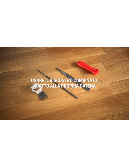 Kit affilatura catena motosega X-CUT C83/85 passo 3/8 lime 5,5 mm 7/32