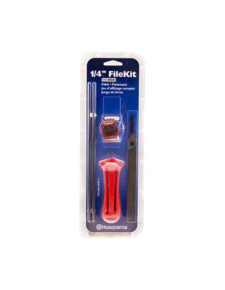 affilatura catena motosega H00 passo 1/4mm lime 4mm 5/32 Kit Husqvarna