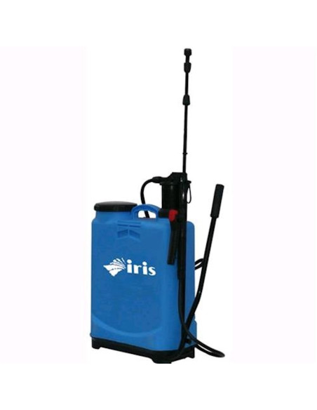 Iris Garden Pompa irroratrice manuale a spalla da 16 Lt plastico anticorrosione