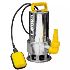 Pompa Sommersa HP 1,5 Elettropompa acciaio inox 1100W per fogna