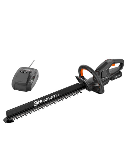Tagliasiepi tosasiepi Husqvarna Aspire H50-P4A con batteria e caricabatteria