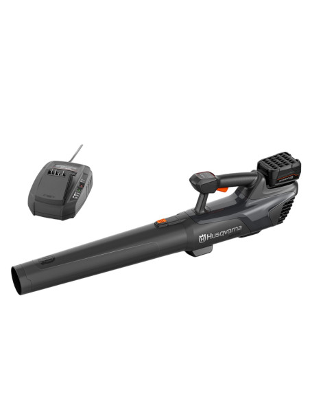 HUSQVARNA ASPIRE SOFFIATORE B8X-P4A CON BATTERIA E CARICABATTERIA 18V