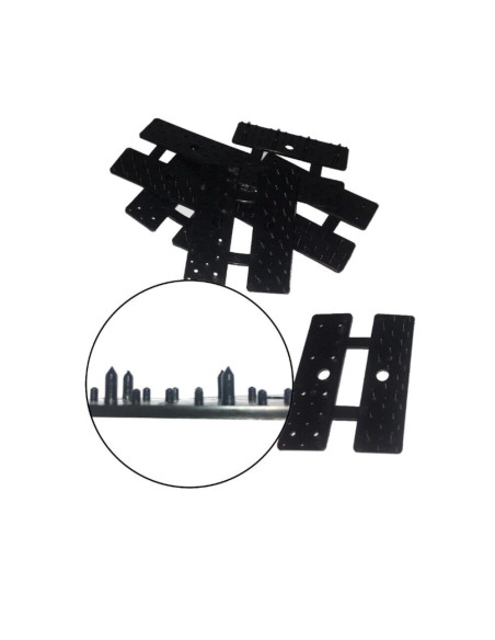 Clip pinze mollette per posa e fissaggio rete telo ombreggiante in PVC