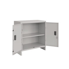 ARMADIO ARMADIETTO BASSO MINI 80X40 CM CON PIANO ALTEZZA 80 CM METALLO