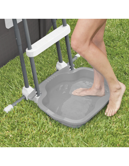 Vaschetta lava piedi base scaletta bordo piscina INTEX