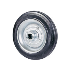 AVO 112 RUOTA  IN GOMMA PIENA 80x25 NUCLEO ACCIAIO MADE IN ITALY
