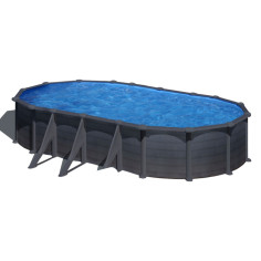GRE GranadaPiscina fuori terra ovale struttura in acciaio 730x375 cm
