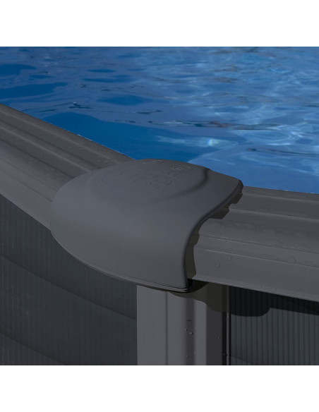 GRE Granada Piscina fuori terra ovale struttura in acciaio 610x375 cm