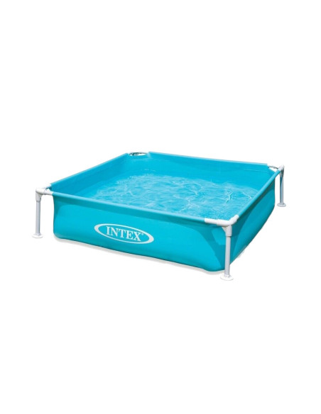 Piscina Quadrata per Bambini 122x122x30 cm, Celeste Intex 57173NP