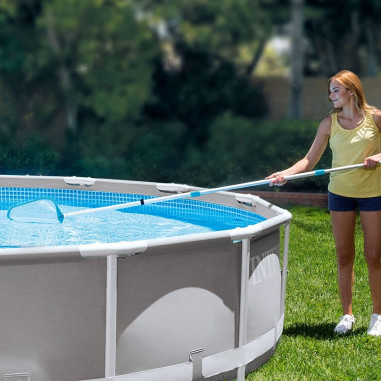 Retino senza manico per pulizia piscina rete in polipropilene intex