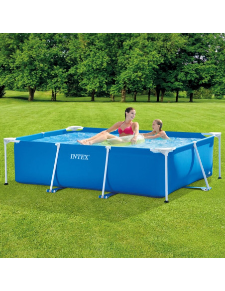 Piscina Rettangolare Frame 220x150x60 cm da giardino fuori terra INTEX