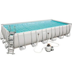 BESTWAY 56475 PISCINA FUORITERRA CON STRUTTURA METALLO 732x366xH132 cm