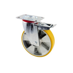 AVO 37BIS RUOTA ALLUMINIO CON RIVESTIMENTO POLIURETANO 160X50