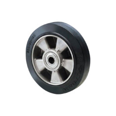 Ruota AVO 16A 200x50 Foro 25 in gomma elastica con nucleo alluminio