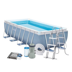 INTEX PISCINA FUORITERRA PRISMA FRAME RETTANGOLARE 400x200x100