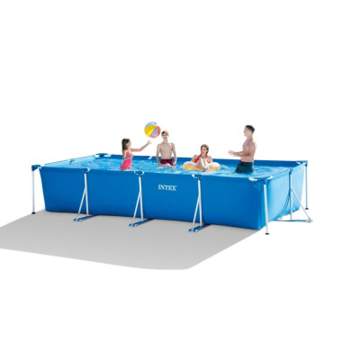 Piscina Metal Frame Rettangolare 450x220x84cm senza Pompa Filtro