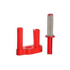 Dispenser impugnatura per bobine rotoli film estensibile