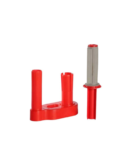 Dispenser impugnatura per bobine rotoli film estensibile