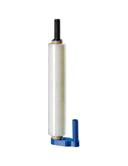 Dispenser impugnatura per bobine rotoli film estensibile