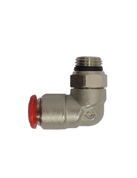 Raccordo a L Maschio Automatico Curva 90°Innesto Aggancio Rapido